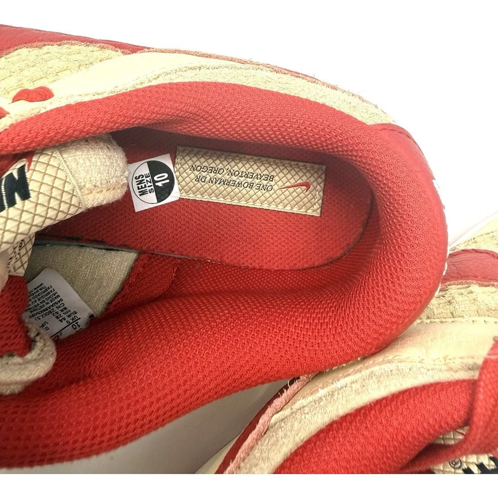 Nike Dunk Low Retro SE Pale Vanilla University Red Men's Size 10 HJ9100-294